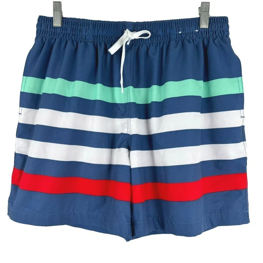 Chubbies Swim Trunks Shorts Mens Large Striped‎ Multicolored SW-1965